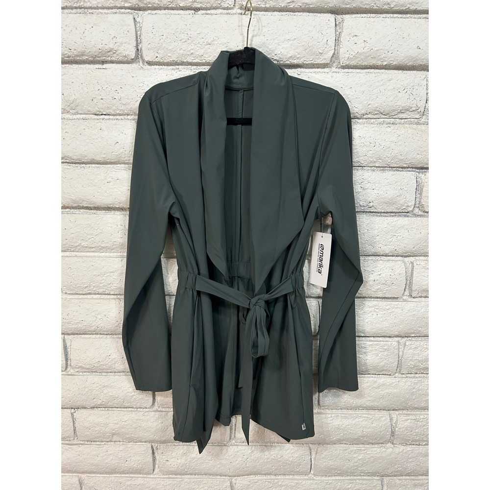 Marika Travel and Commute Wrap Jacket Urban Chic Grey XL
